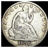 1856-O Seated Liberty Half Dollar LIGHTLY CIRCULA