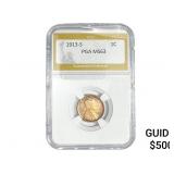 1913-S Wheat Cent PGA MS63