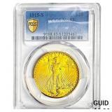 1915-S $20 Gold Double Eagle PCGS MS63