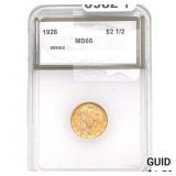 1926 Sesquincentennial $2.50 Gold QtrEagle NGSMS66
