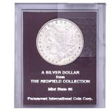 1899-S Morgan Silver Dollar Redfield MS65