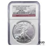 2011 Silver Eagle NGC MS70