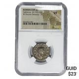 Roman Gallienus, AD 253-268 BI Dbl-Denarius NGC