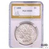 1888 Morgan Silver Dollar PGA MS66