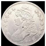 1812 Capped Bust Half Dollar NEARLY UNCIRCULATED