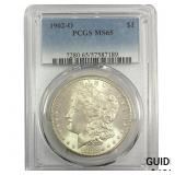 1902-O Morgan Silver Dollar PCGS MS65