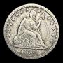 1856-O Seated Liberty Quarter LIGHTLY CIRCULATED