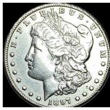 1897 Morgan Silver Dollar CHOICE AU