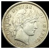 1899 Barber Dime CLOSELY UNCIRCULATED