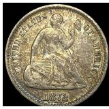 1872 Seated Liberty Half Dime LIGHTLY CIRCULATED