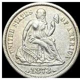 1873 Seated Liberty Silver Dime UNCIRCULATED