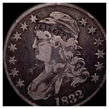 1832 Capped Bust Half Dollar LIGHTLY CIRCULATED