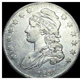 1834 Capped Bust Half Dollar CLOSELY UNCIRCULATED