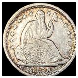 1838 Seated Liberty Half Dime NEARLY  UNCIRCULATE
