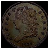 1835 Copper Half Cent CLOSELY UNCIRCULATED