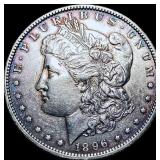 1896-O Morgan Silver Dollar CHOICE AU