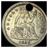 1857 Seated Liberty Dime HIGH GRADE