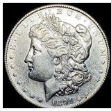 1891-S Silver Morgan Dollar CHOICE AU