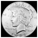 1935-S Silver Peace Dollar CLOSELY  UNCIRCULATED