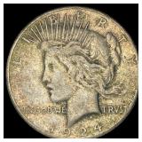 1924-S Silver Peace Dollar LIGHTLY CIRCULATED