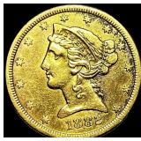 1882-S Gold $5 Half Eagle UNCIRCULATED