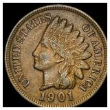 1901 Indian Head Cent LIGHTLY CIRCULATED