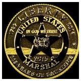 2015-W Gold $5 U.S. Marshals Service Commemorative