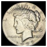 1935 Silver Peace Dollar CLOSELY UNCIRCULATED