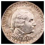 1927 Silver Battle of Bennington Half Dollar UNCIR