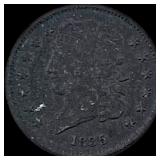 1835 Classic Head Half Cent NEARLY UNCIRCULATED