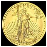 2016 1/10 oz Gold American Eagle $5 SUPERB GEM BU