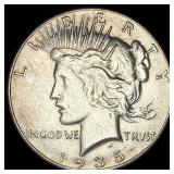 1935 Silver Peace Dollar CLOSELY UNCIRCULATED