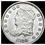 1830 Capped Bust Half Dime CLOSELY UNCIRCULATED