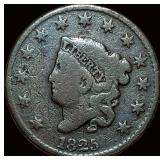 1825 Coronet Head Large Cent NICELY CIRCULATED