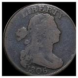 1806 Copper Draped Bust Large Cent NICELY CIRCULA