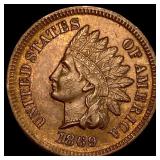 1869 Indian Head Cent CHOICE AU
