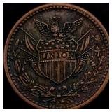 Civil War Token 1863 "Army & Navy" Copper. CLOSE