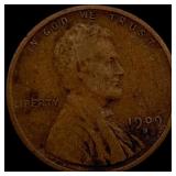 1909-S Lincoln Wheat Cent LIGHTLY CIRCULATED