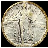 1918-S Standing Liberty Quarter NEARLY  UNCIRCULA