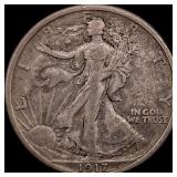 1917 Walking Liberty Half Dollar NEARLY UNCIRCULAT