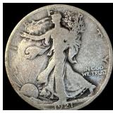 1921-D Walking Liberty Half Dollar NICELY  CIRCUL