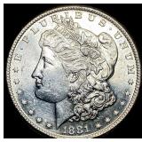 1881-S Silver Morgan Dollar CHOICE BU