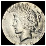 1925-S Silver Peace Dollar UNCIRCULATED