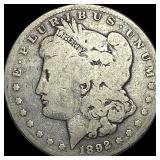 1892-S Silver Morgan Dollar NICELY CIRCULATED