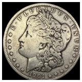 1901 Silver Morgan Dollar LIGHTLY CIRCULATED