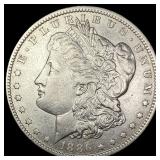 1886 Silver Morgan Dollar CLOSELY UNCIRCULATED
