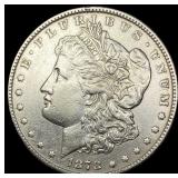 1878 Silver Morgan Dollar CHOICE AU