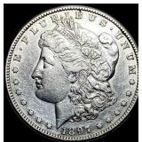 1897-S Silver Morgan Dollar CHOICE AU