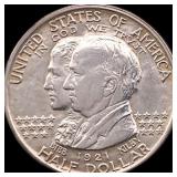 1921 Silver Half Dollar Alabama Centennial CLOSELY