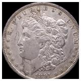 1891 Silver Morgan Dollar CLOSELY UNCIRCULATED
